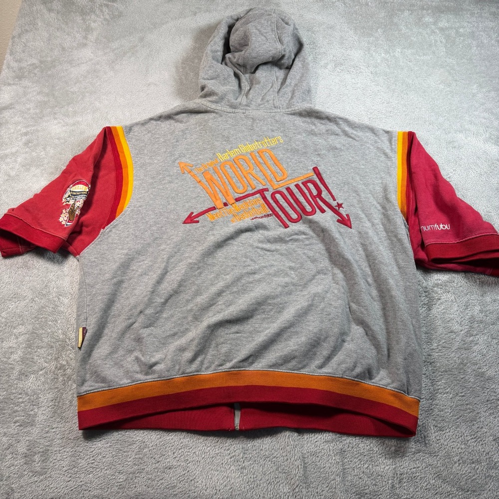 Vtg Platinum FUBU Harlem Globetrotters Hoodie Mens XL… - Gem
